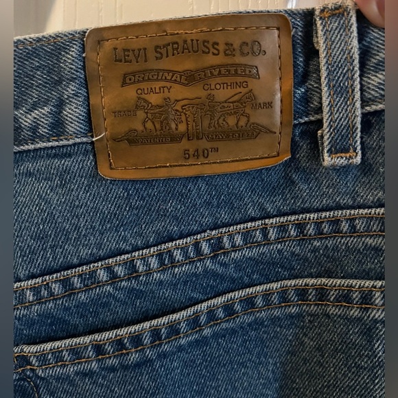 Vintage 540 Levi Gold Label Tag Blue Jeans Men’s Size 42x36 - Picture 6 of 8